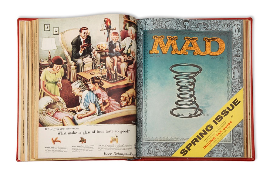 Rock And Pop Culture - MAD Magazine Bound Volume including the First Magazine (#24-30)