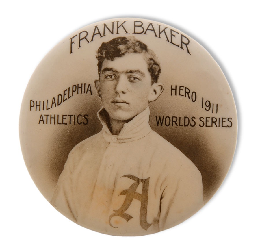 Baseball Memorabilia - 1911 Frank Baker Pocket Mirror