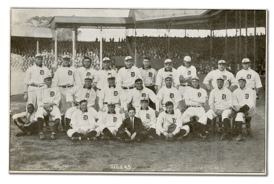 Baseball Memorabilia - 1909 Detroit Tigers Dietsche Postcard