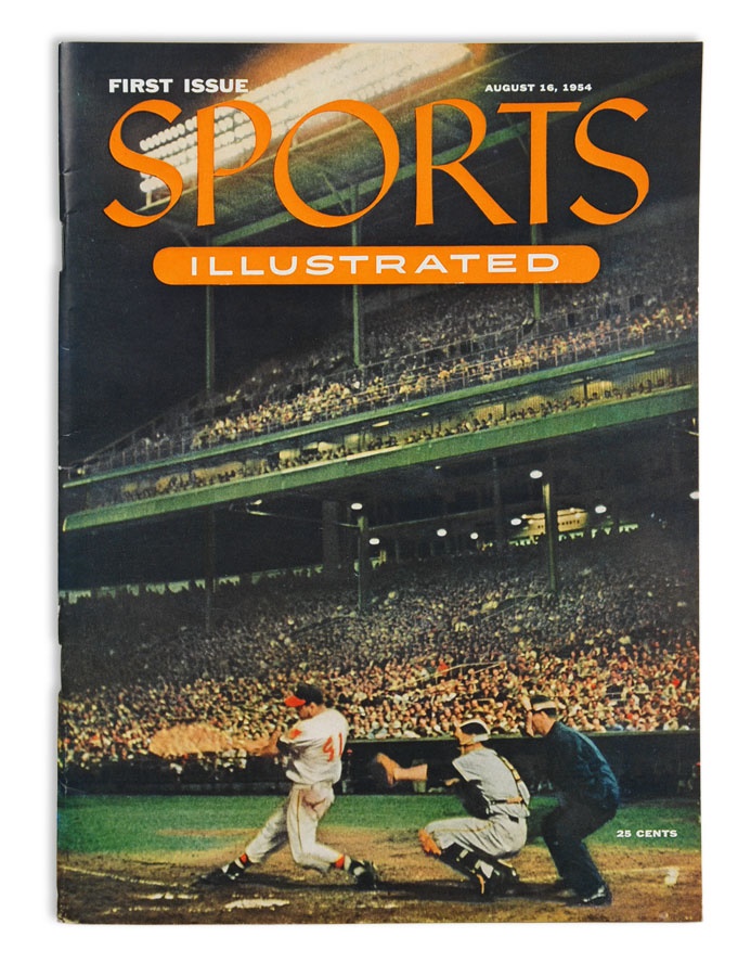 Baseball Memorabilia - The First Issue of Sports Illustrated