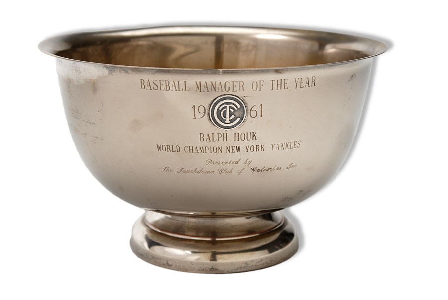 Sports Rings And Awards - 1961 Ralph Houk Baseball Manager Of The Year Award
