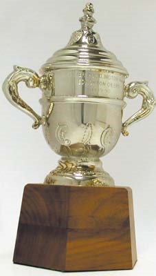 Hockey Rings and Awards - 1989-90 Peter Pocklington's Clarence Campbell Bowl Trophy (11")