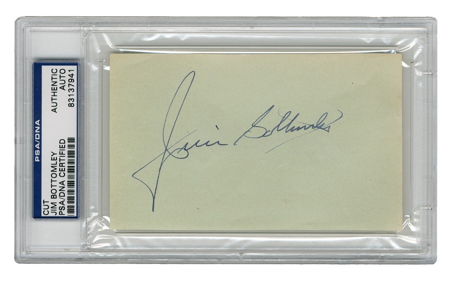 The John Leptich Collection - Jim Bottomley Signature