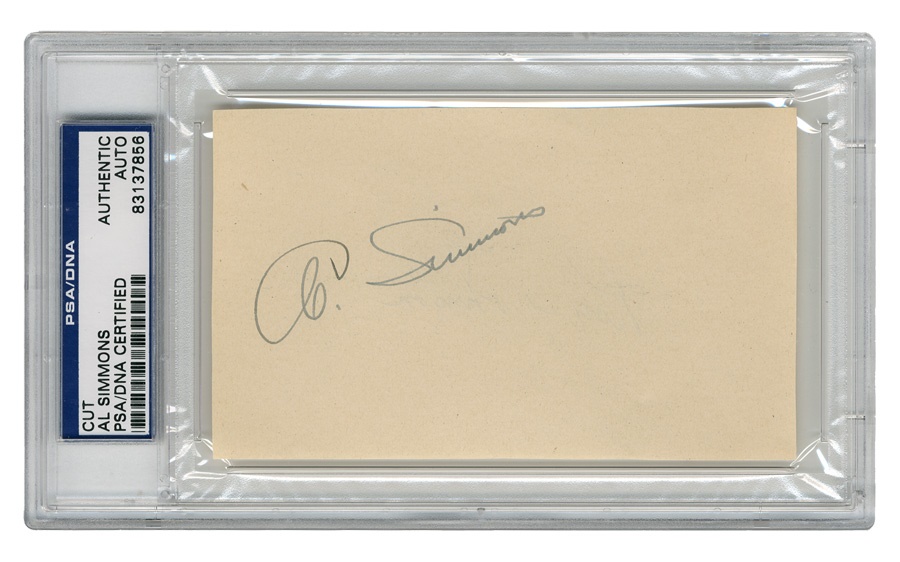 The John Leptich Collection - Al Simmons Signature