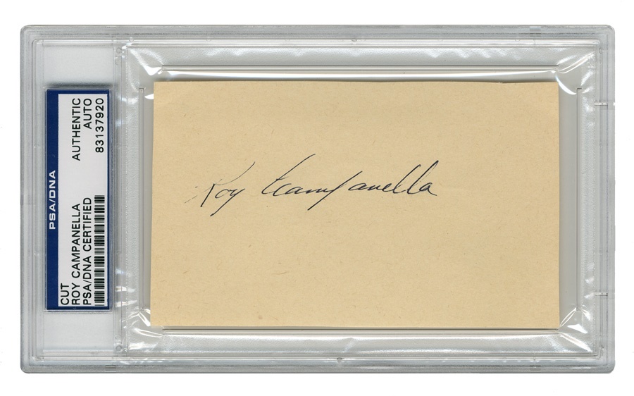 The John Leptich Collection - Roy Campanella Signature