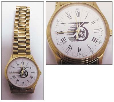 Hockey Rings and Awards - 1993 Guy Lafleur's NHL Presentational Gold Watch by Tiffany & Co.