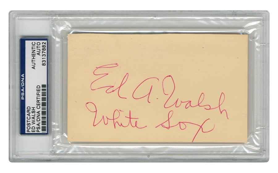 The John Leptich Collection - Ed Walsh Signature
