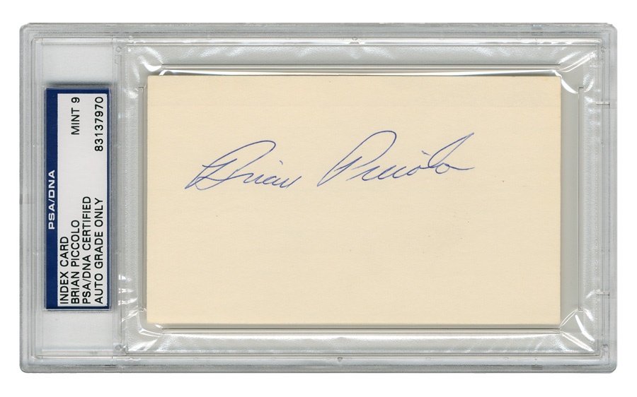 Brian Piccolo Signature (PSA 9 MINT)