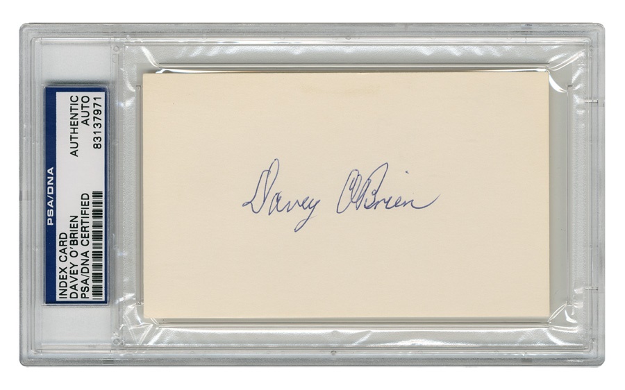 - Davey O'Brien Signature