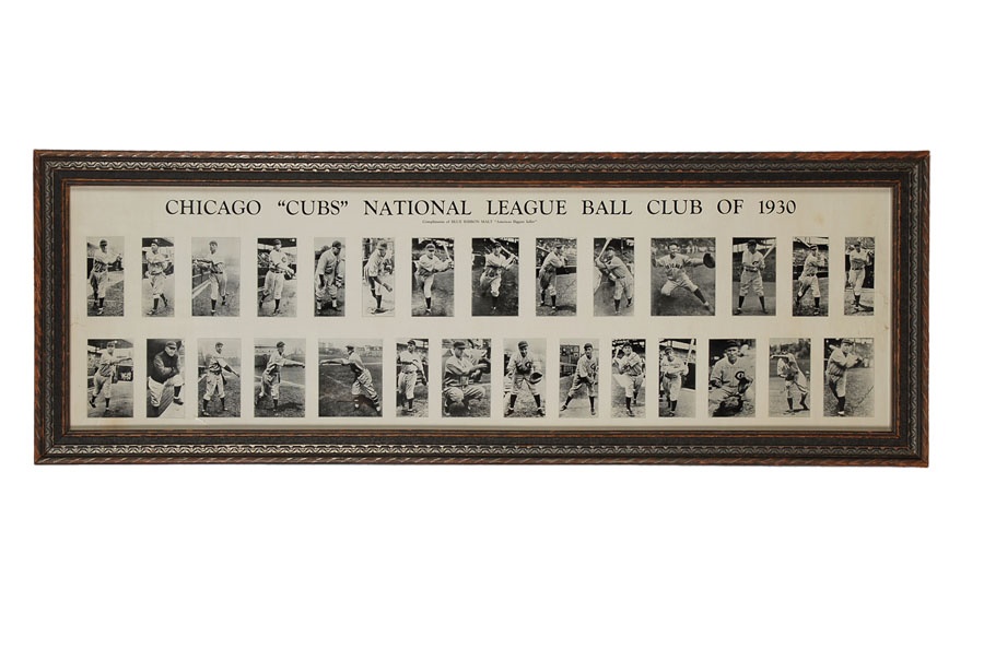 Baseball Memorabilia - 1930 Cubs Panorama