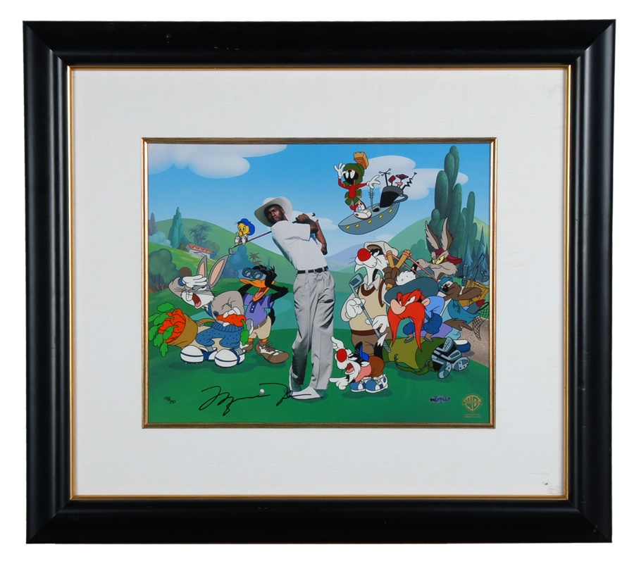 - Michael Jordan Collection with Signed Animation Cel (3)