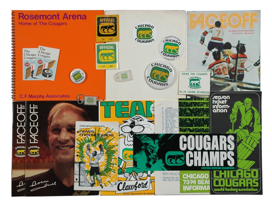 - 1970s Chicago Cougars WHA Collection (23)