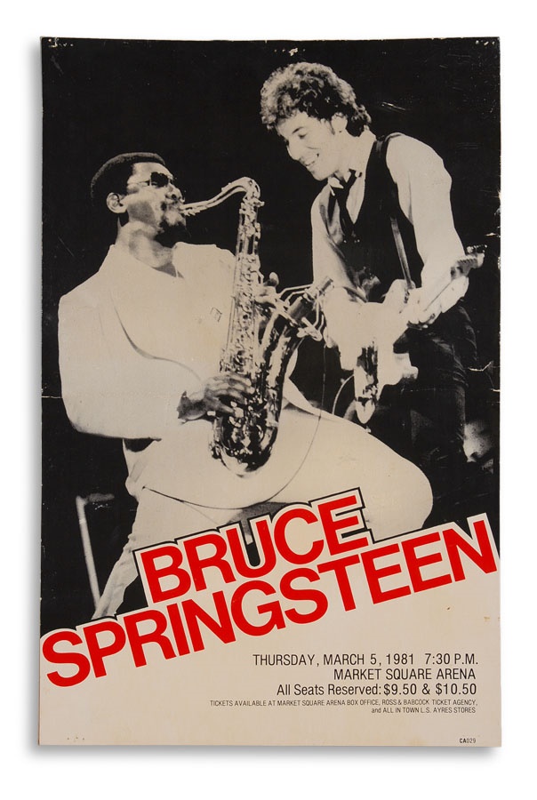 Rock 'n'  Roll - 1981 Bruce Springsteen Concert Poster