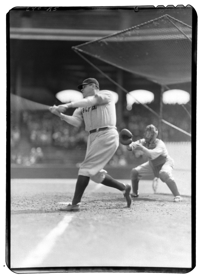 Baseball - Circa 1933 Babe Ruth Original Negative by George Burke