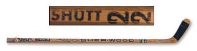 - 1980's Steve Shutt Game Used Stick