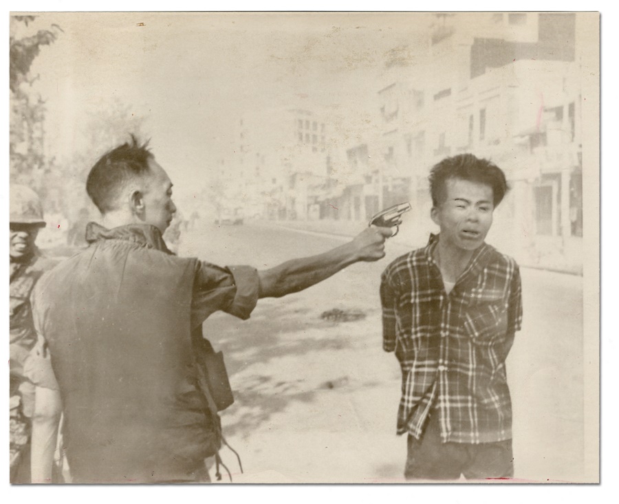 Americana Photographs - Vietcong Execution, Saigon, 1968 by Horst Faas