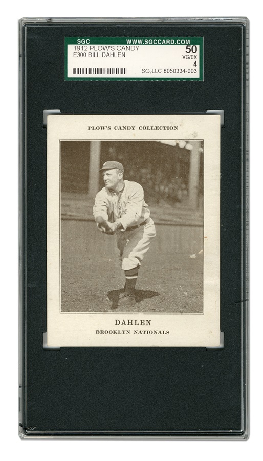 - 1912 E300 Plow's Candy Bill Dahlen and John Hummel Cards