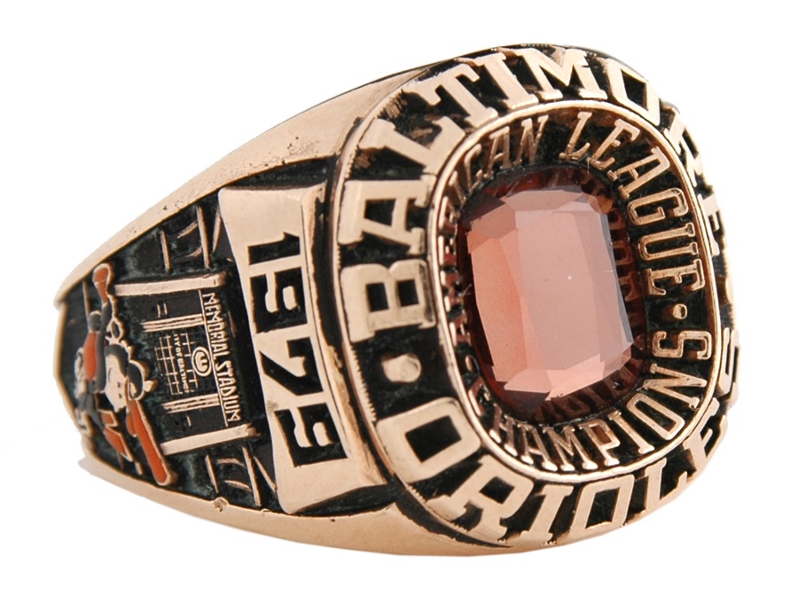 Sports Rings And Awards - 1979 Bill Werle Baltimore Orioles American League Championship Ring