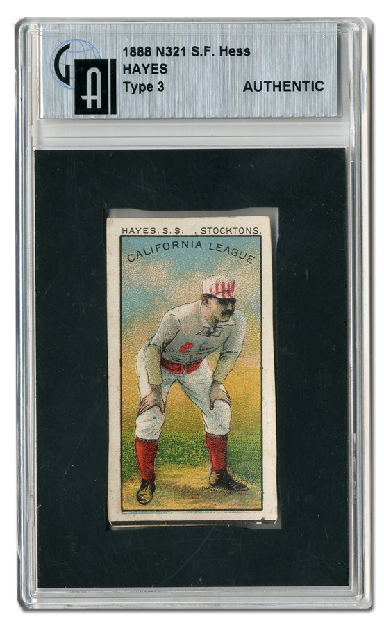Sports and Non Sports Cards - 1888 N321 S. F. Hess Jack Hayes