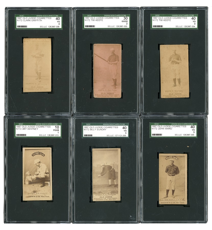 Sports and Non Sports Cards - N172 Old Judge Collection of 26 Different