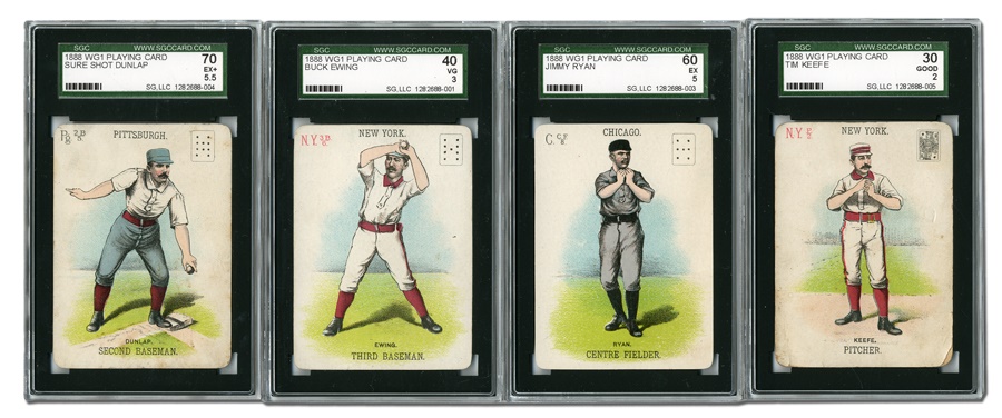 - 1888 WG1 Collection of Four Different SGC Graded