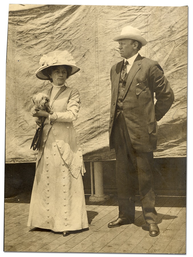 - Bob Fitzsimmons and Wife Vintage Photograph