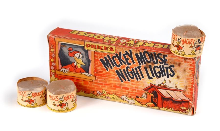 - 1930s Mickey Mouse Night Lights in Original Box