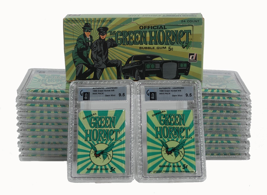 Sports and Non Sports Cards - 1966 Green Hornet Wax Box