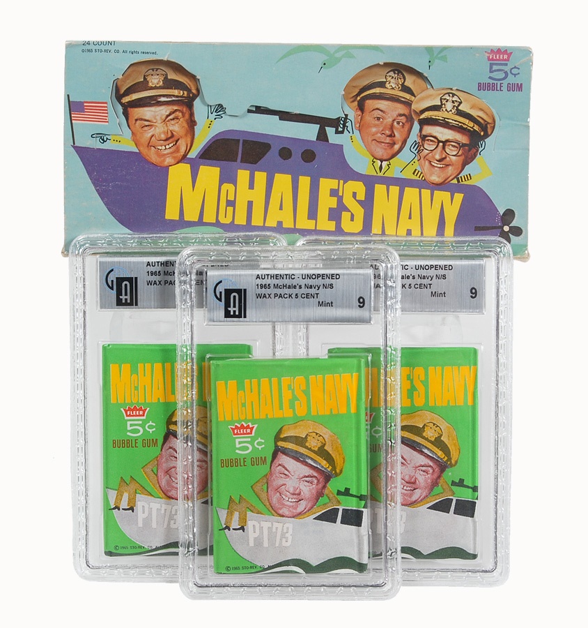 - 1965 Fleer McHale's Navy Wax Box