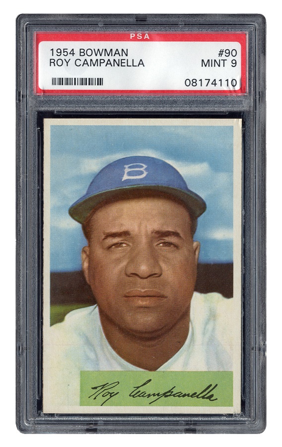 Sports and Non Sports Cards - 1954 Bowman #90 Roy Campanella PSA MINT 9