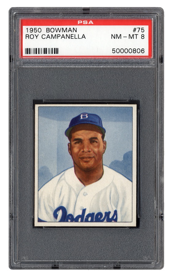 Sports and Non Sports Cards - 1950 Bowman #75 Roy Campanella PSA NM-MT 8