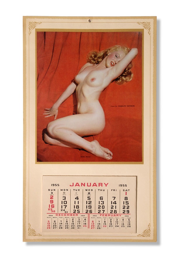 - 1955 Marilyn Monroe Pinup Calendar