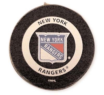 Wayne Gretzky - 1996-97 Wayne Gretzky NY Rangers Goal Puck