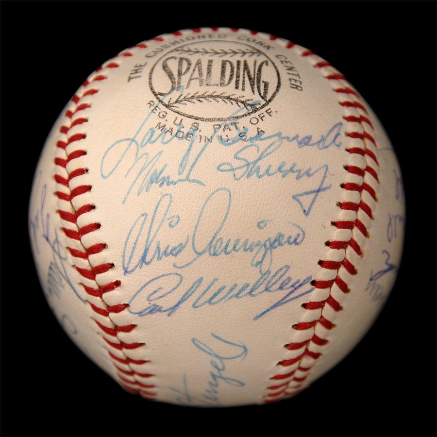 - 1963 New York Mets Team Signed Baseball (PSA 9)
