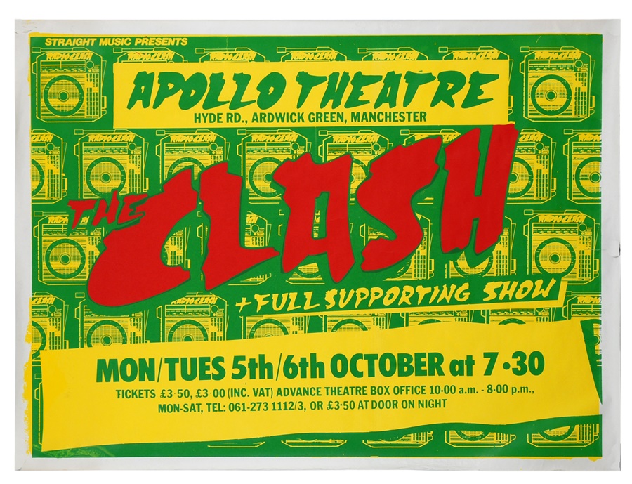 - 1981 The Clash “Sandinista” British Tour Poster