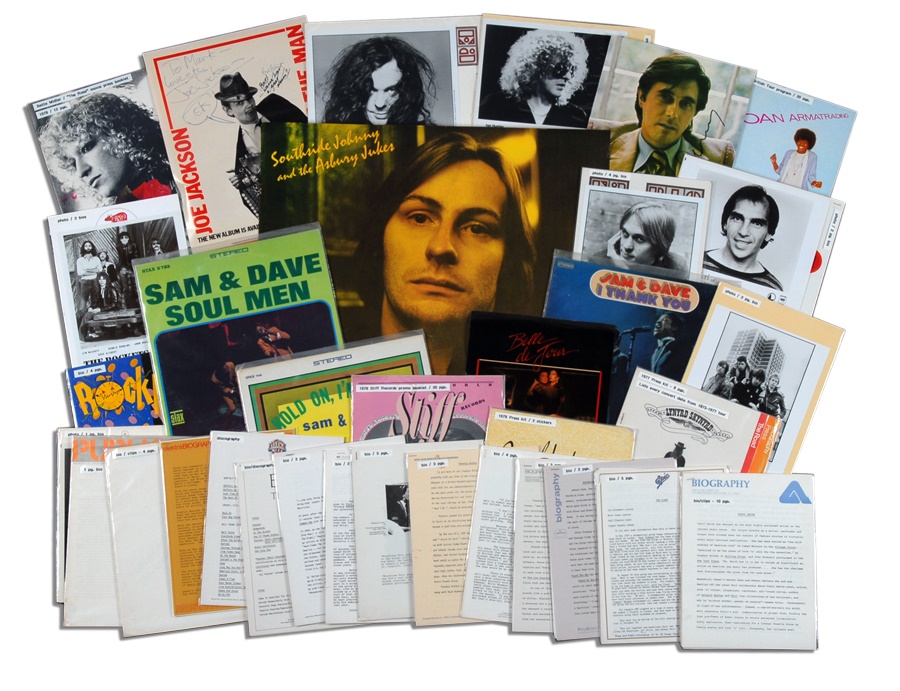 Rock 'n'  Roll - Great Rock Collection with Press Kits, Signed Posters and Mint LP’s