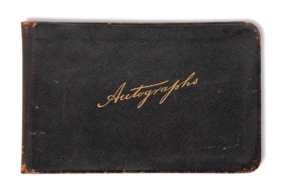 - 1908 Jack Johnson Signed Autograph Album with Lengthy Inscription
