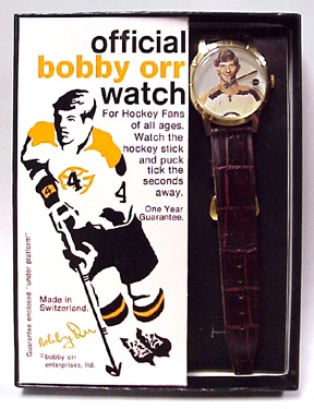Hockey - 1970's Bobby Orr Wrist Watch in Original Box