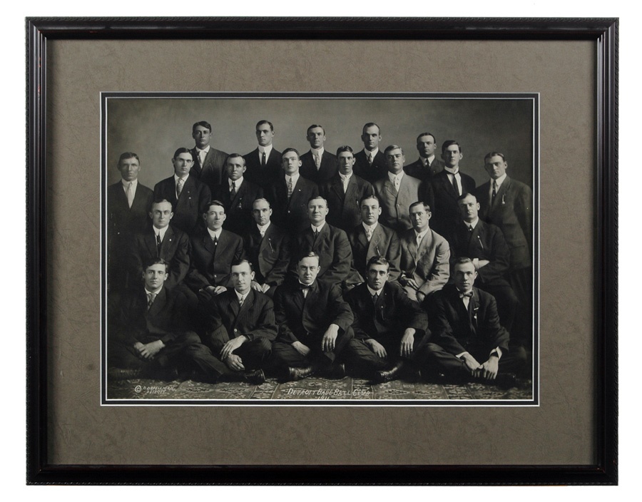 - 1911 Detroit Tigers Imperial Photograph with Ty Cobb