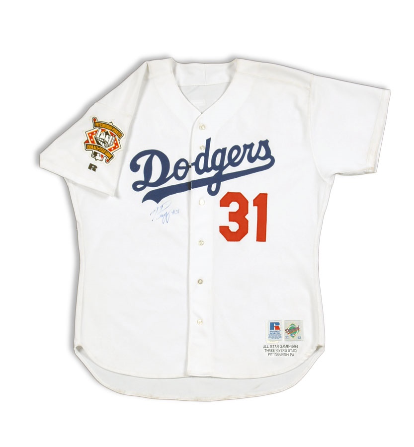 - 1994 Mike Piazza Los Angeles Dodgers All-Star Game Worn Jersey