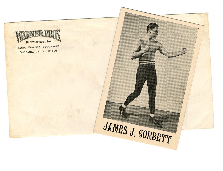Sports and Non Sports Cards - 1942 James J. Corbett “Gentleman Jim” Prop Boxing Card