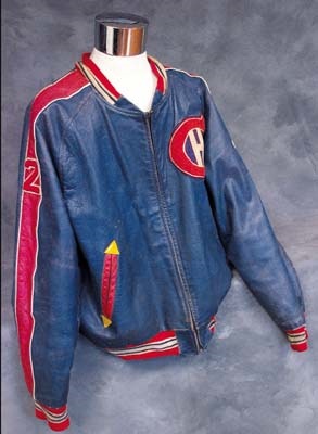 - Jacques Laperriere's 1960's leather Montreal Canadiens Team Jacket