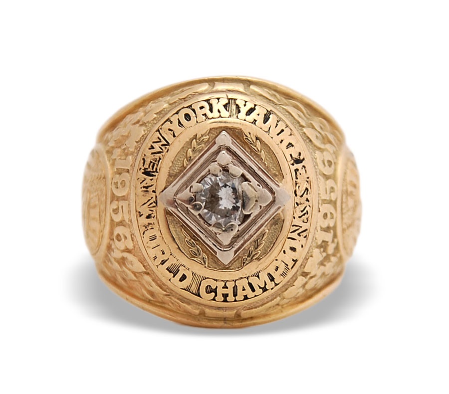 NY Yankees, Giants & Mets - 1956 Rip Coleman New York Yankees World Championship Ring