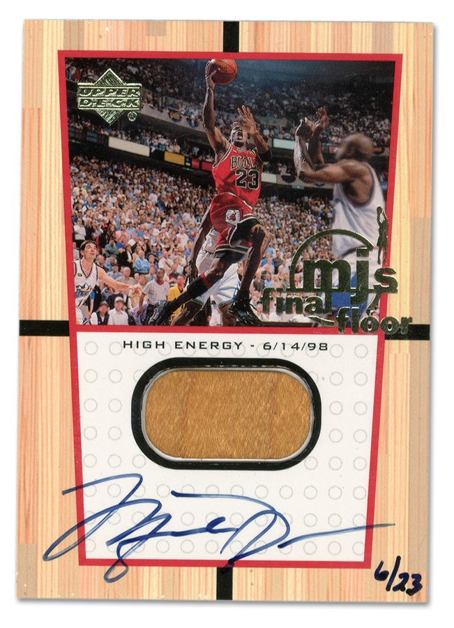 - 1999 Michael Jordan Signed Upper Deck Limited Edition Card (6/23)