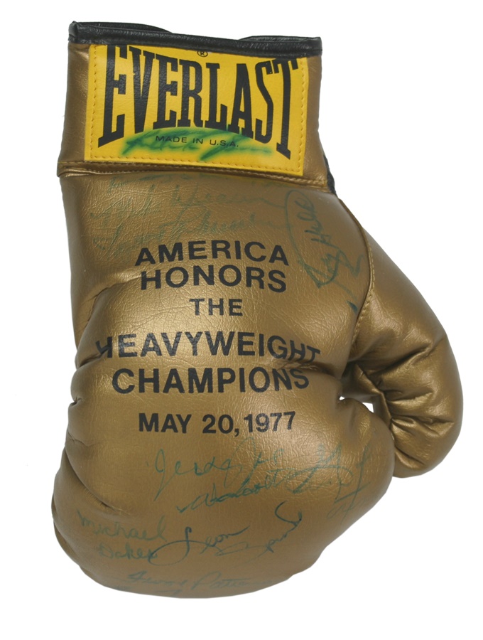 Heavyweight Champions Signed Glove