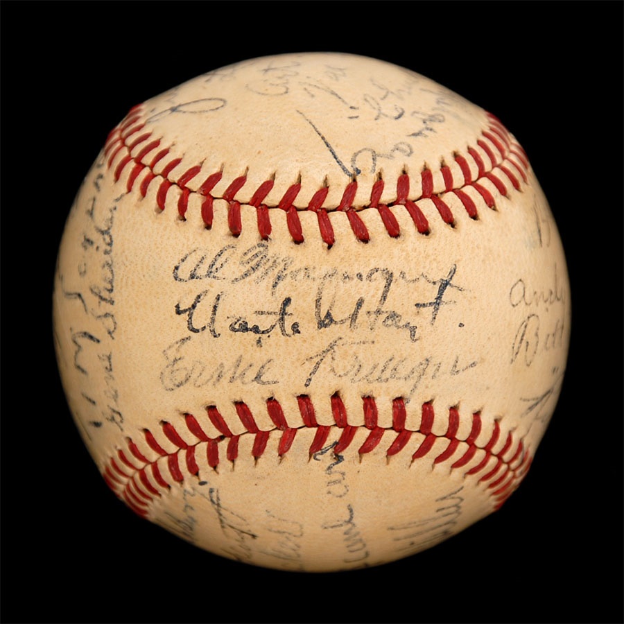 - 1940 Dodgers Reunion Signed Baseball