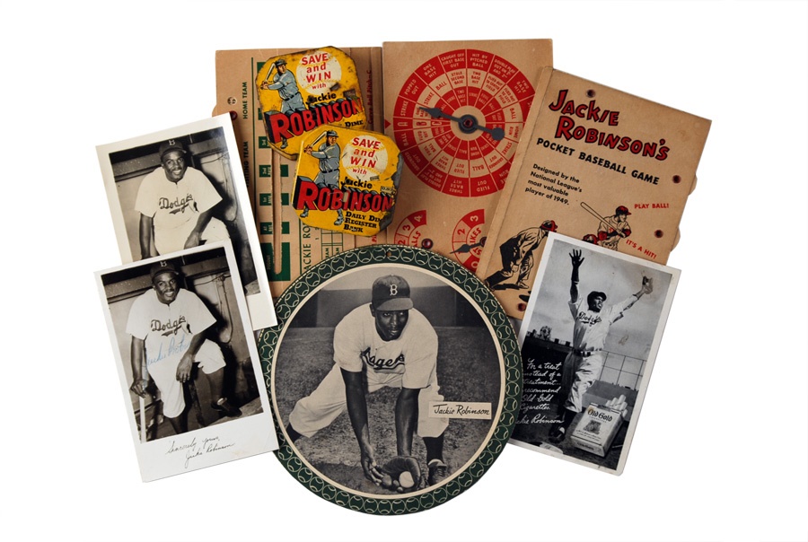 The Sal LaRocca Collection - Jackie Robinson Collection featuring Signed Postcard