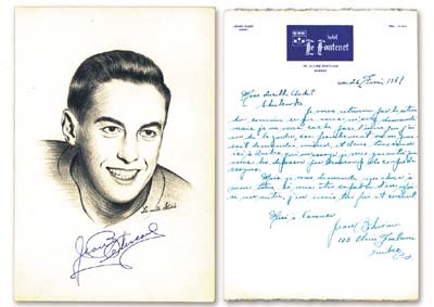 - 1950's Hockey Handwritten Letters & Artwork Collection (12)