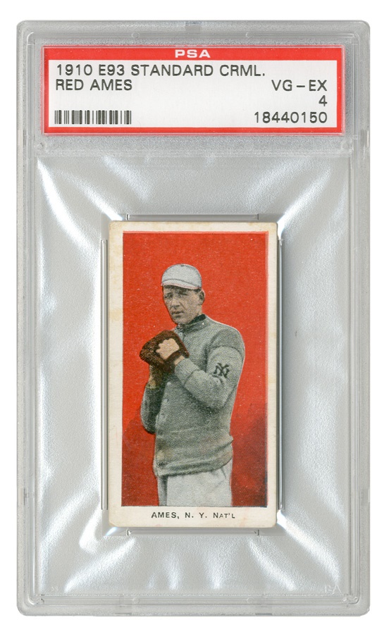 Sports and Non Sports Cards - 1910 E93 Red Ames PSA VG-EX 4