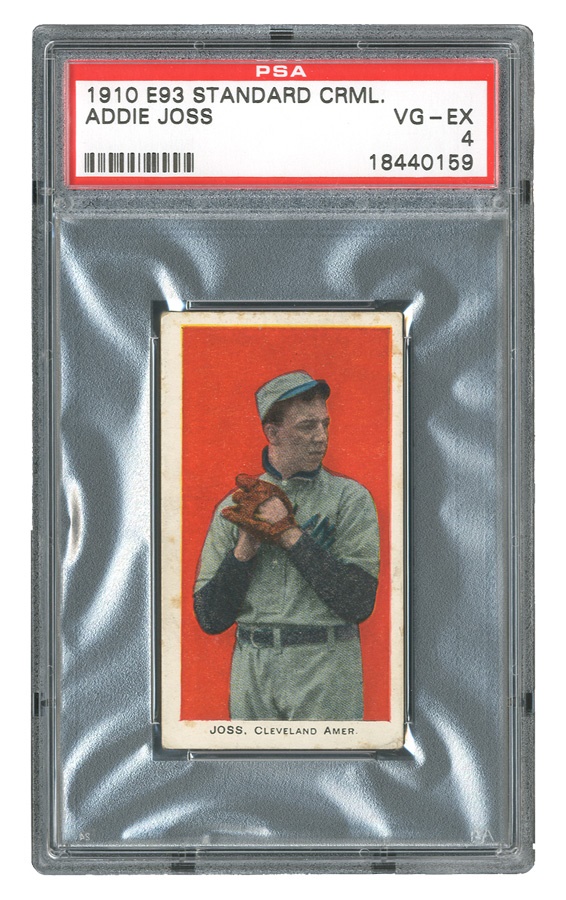 Sports and Non Sports Cards - 1910 E93 Addie Joss PSA VG-EX 4